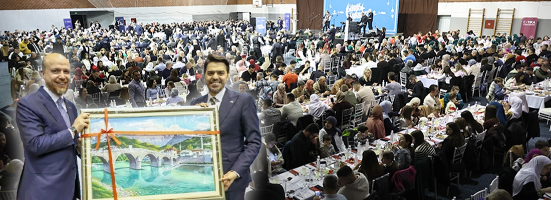 TİKA’dan Bosna Hersek’te 1500 kişilik iftar sofrası