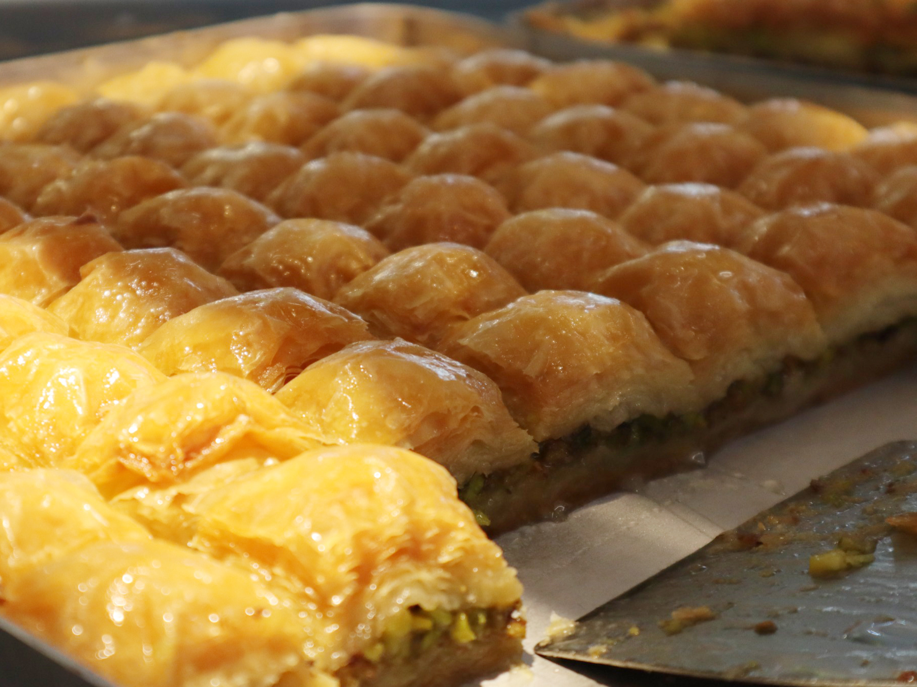 Ramazan bayramı öncesi baklavacılarda yoğunluk arttı