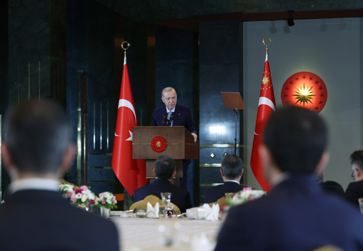 Cumhurbaşkanı Erdoğan; Bölgemizde İsrail’in koçbaşlığını üstlendiği yıkıcı bir savaş yaşanıyor