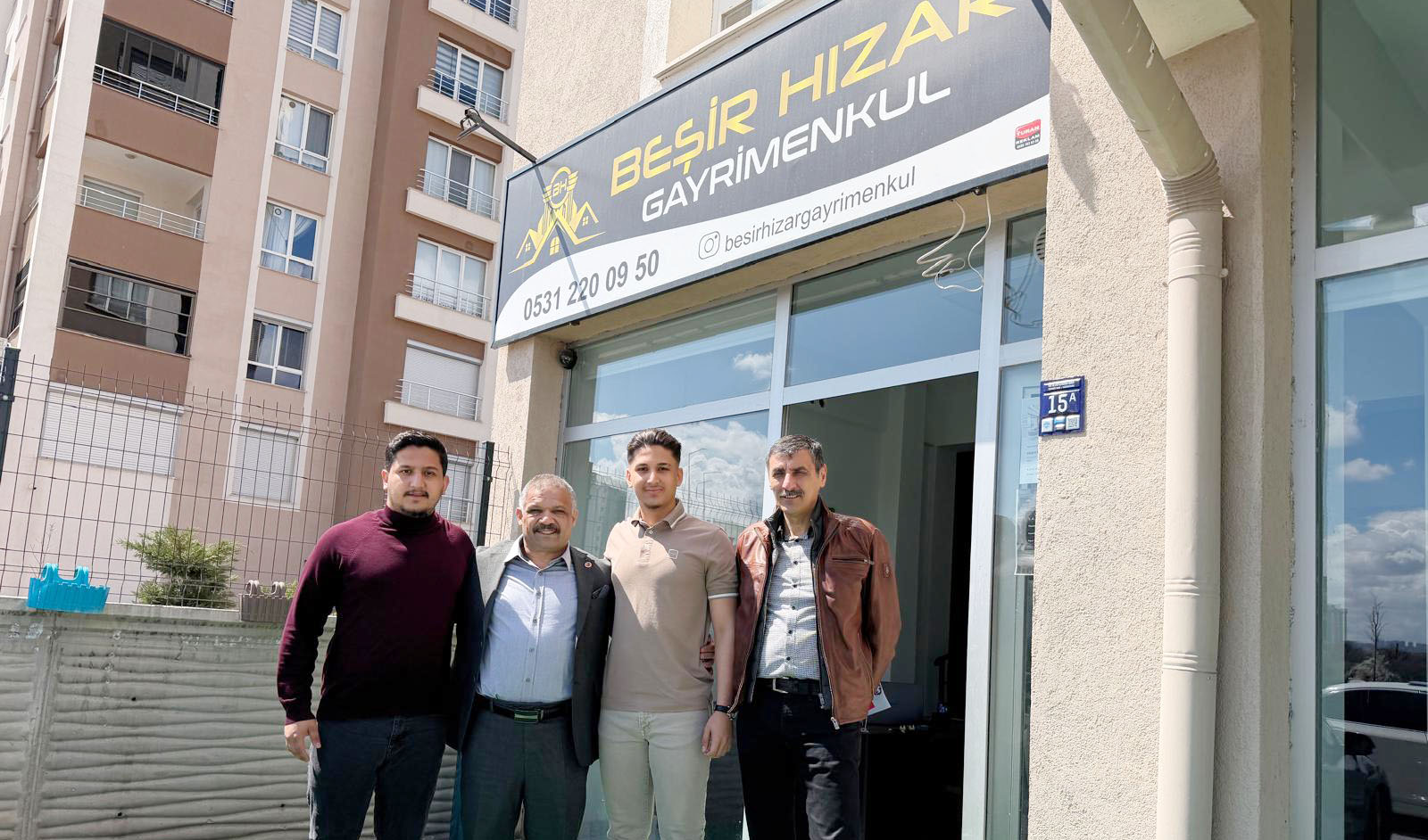 AKİB Genel Başkanı Hızar’dan Beşir Hızar Gayrimenkule ziyaret 