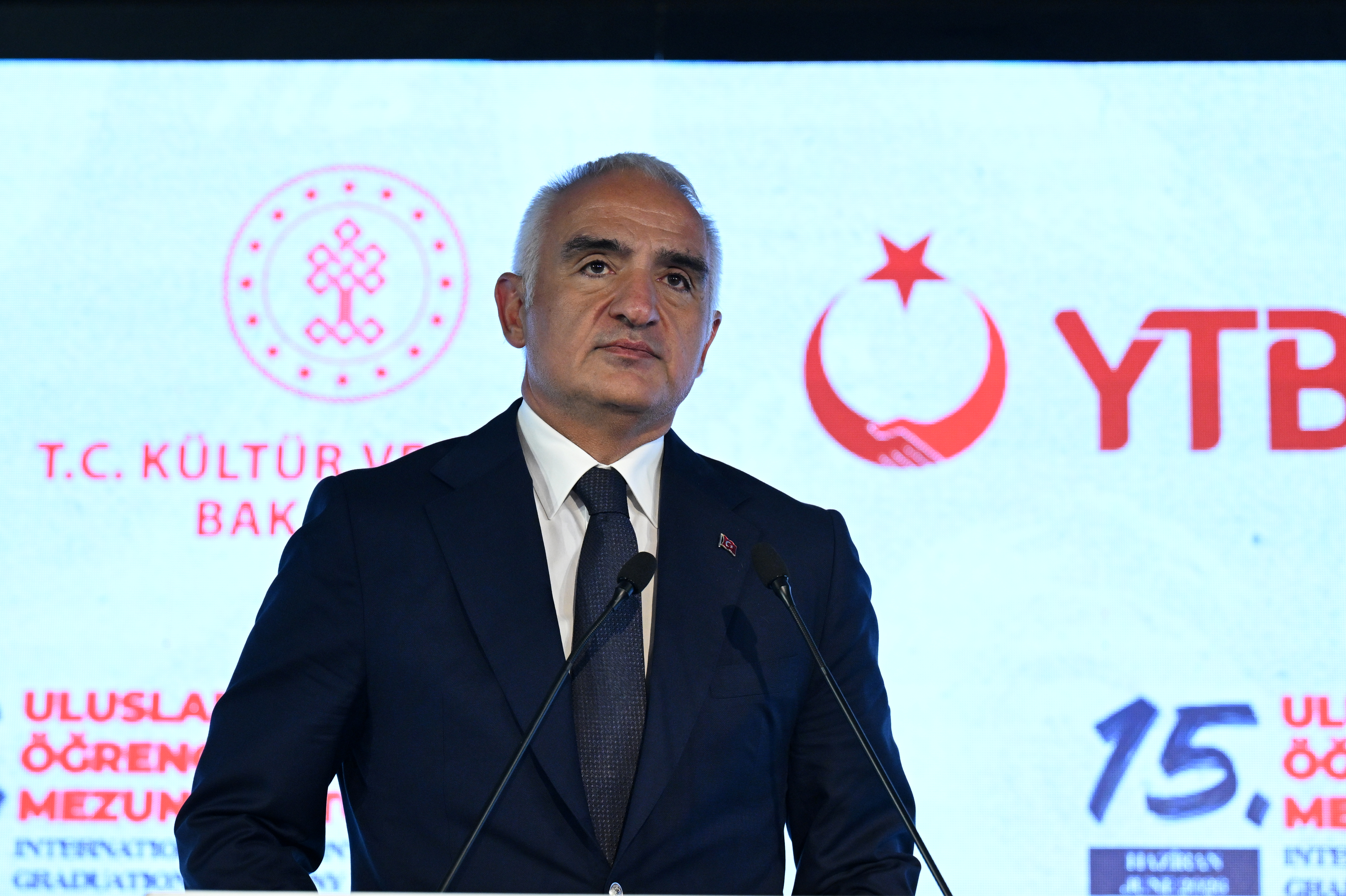Kültür ve Turizm Bakanı Ersoy, YTB'nin 15. Mezuniyet Töreni'ne katıldı