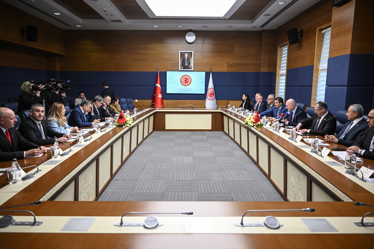 TBMM İçişleri Komisyonu Başkanı Soylu, Arnavut mevkidaşı Çuçi ile görüştü