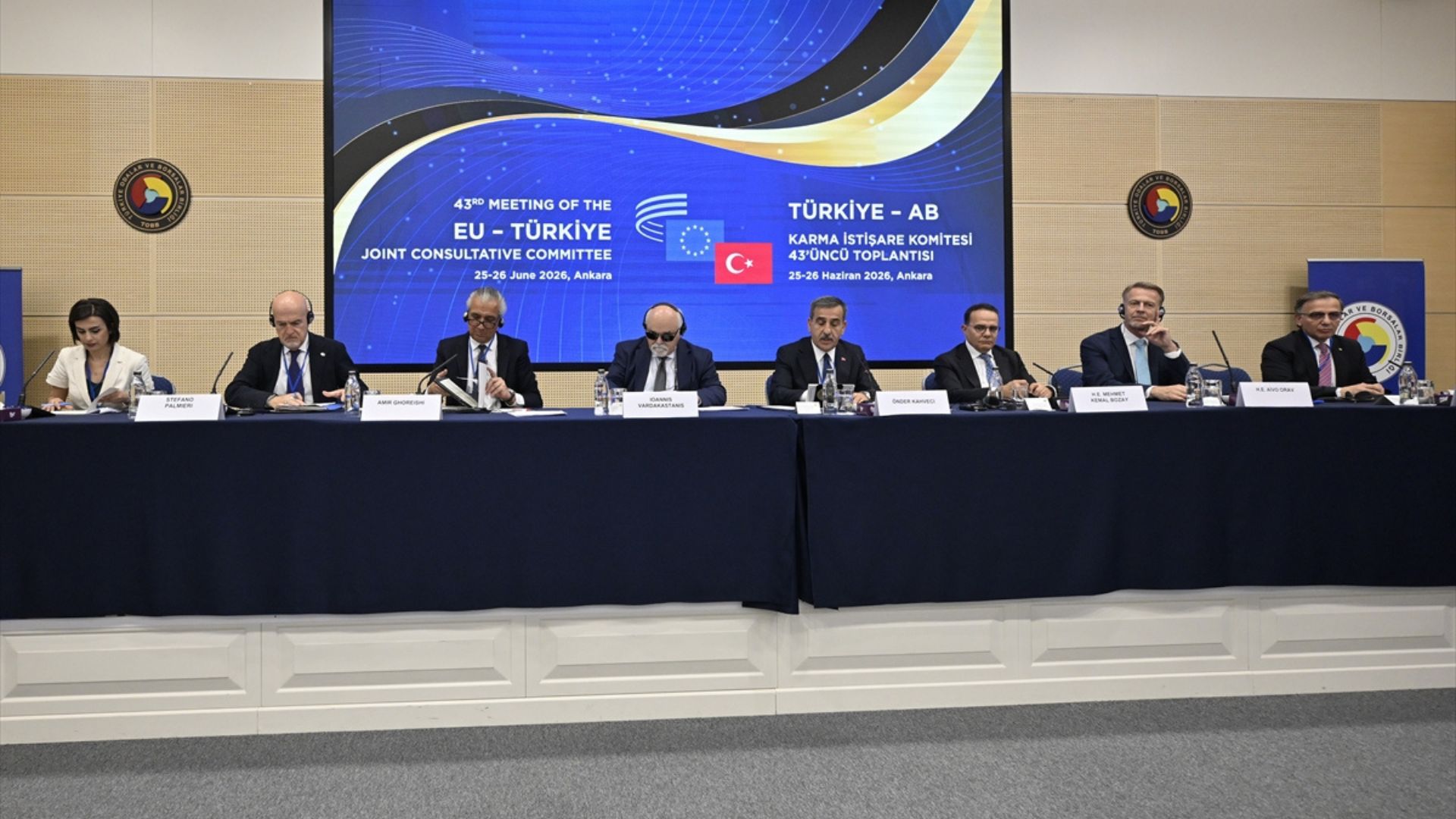 Türkiye-AB Karma İstişare Komitesi 43'üncü Toplantısı Ankara'da başladı