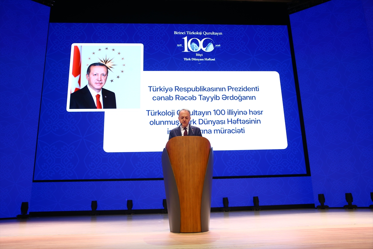 Cumhurbaşkanı Erdoğan, Bakü'de düzenlenen Türk Dünyası Haftası'nın açılışına mesaj gönderdi: