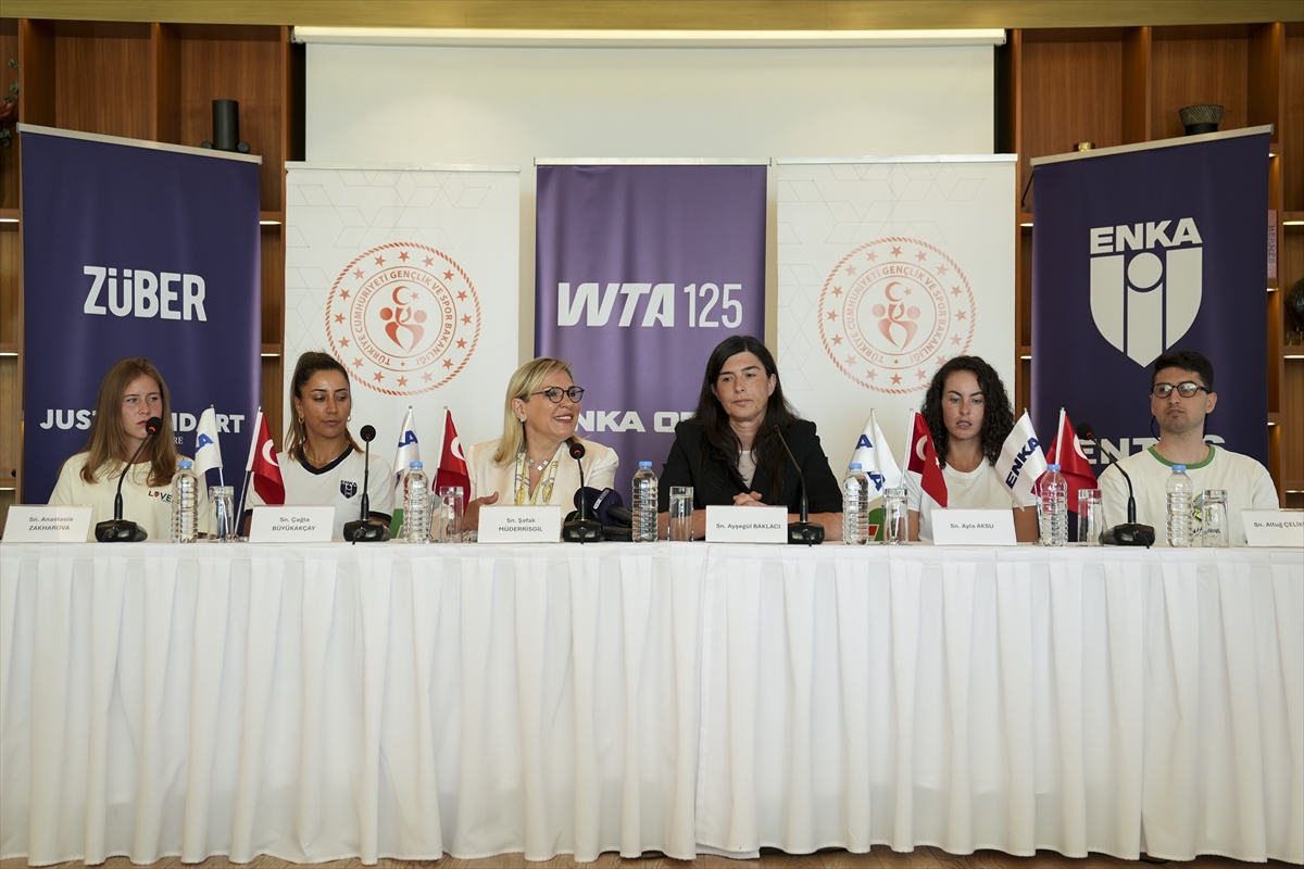 ENKA Open Uluslararası Tenis Turnuvası'nın basın toplantısı düzenlendi