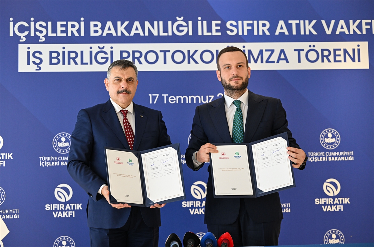 İçişleri Bakanlığı ile Sıfır Atık Vakfı arasında 