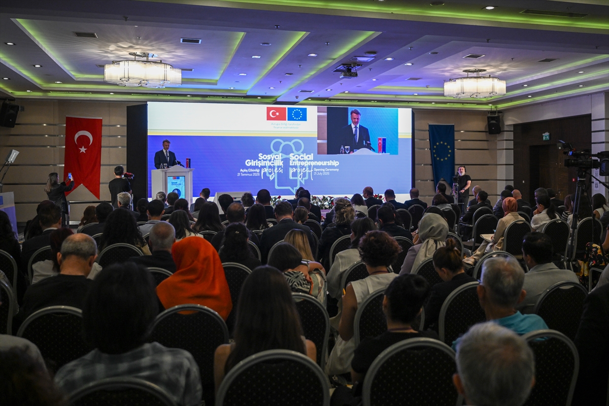 Türkiye ve AB'nin sosyal girişimcilik projesinin açılış etkinliği Ankara'da düzenlendi