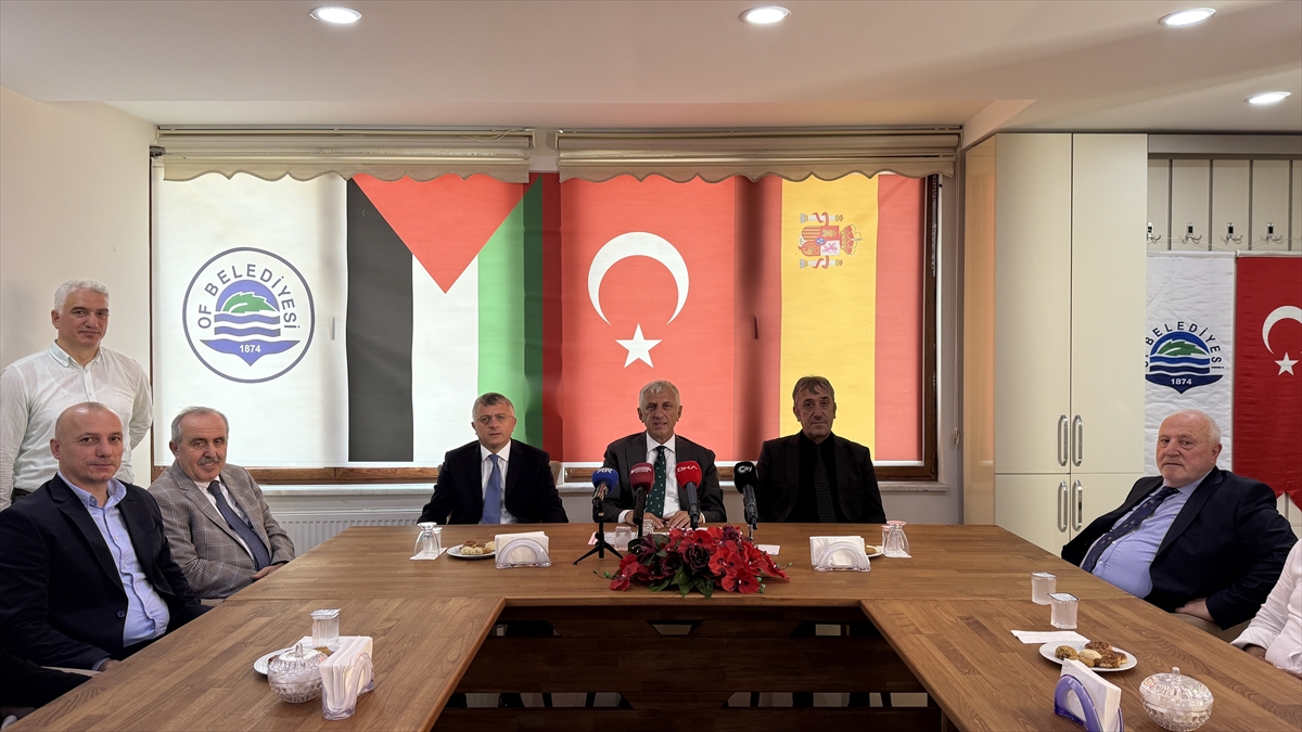 Of Belediyesinden İspanya Başbakanı Sanchez'e 