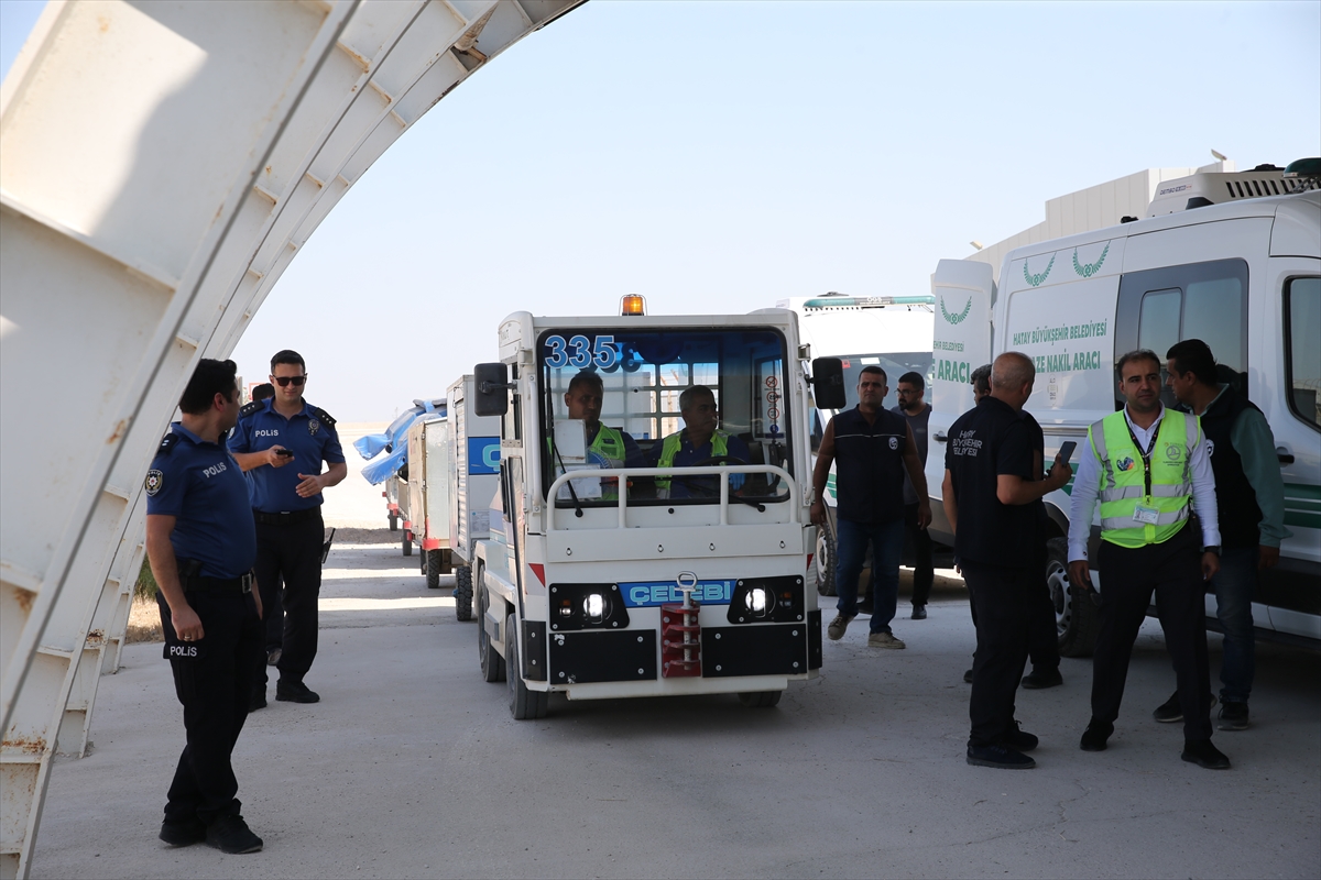 Suudi Arabistan'da yangında ölen 4 Türk vatandaşının cenazeleri Hatay'a getirildi