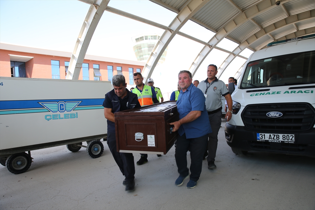 Suudi Arabistan'da yangında ölen 4 Türk vatandaşının cenazeleri Hatay'a getirildi