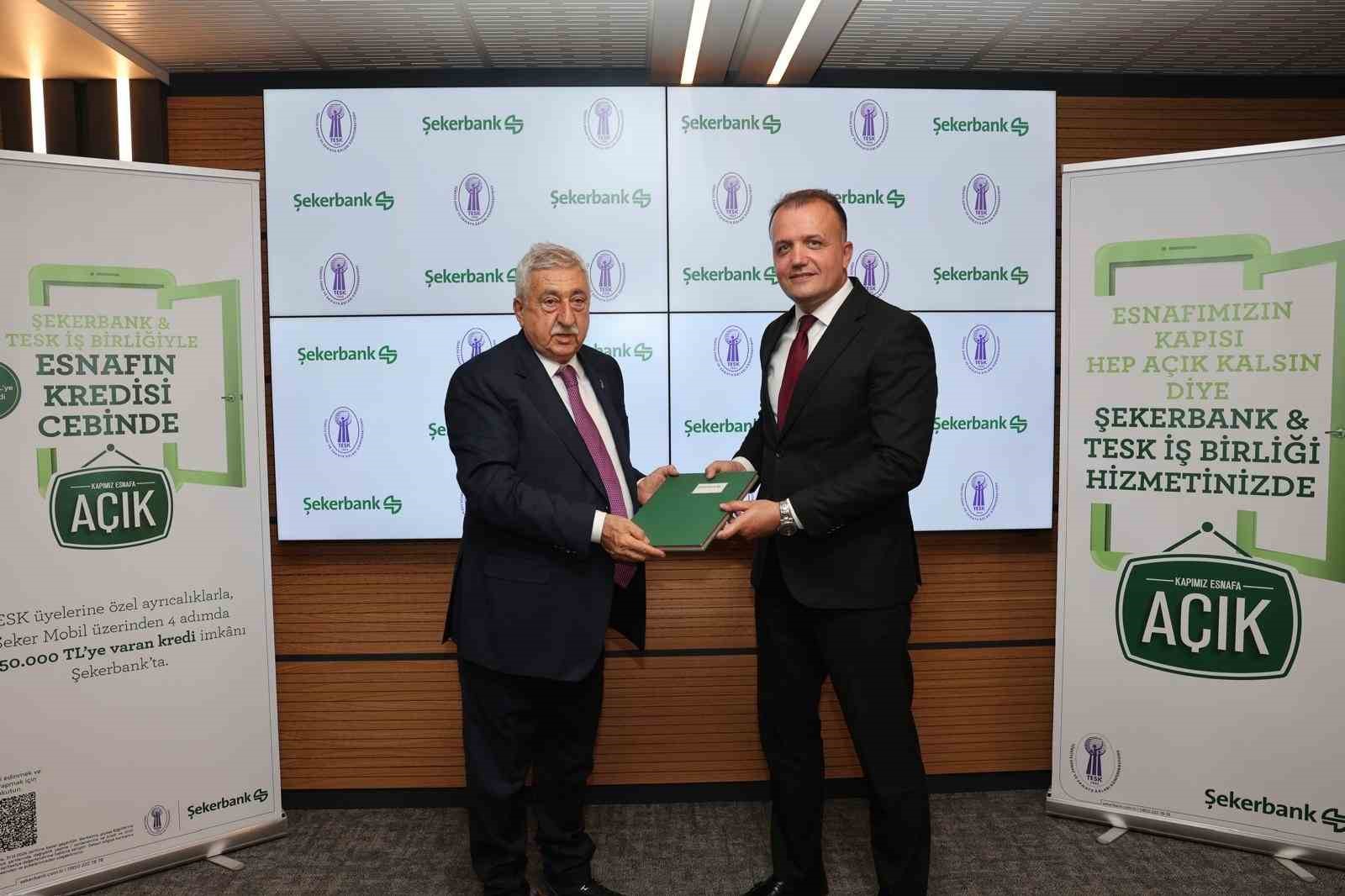 Şekerbank, TESK ortaklığında esnafa mobil finansman kapısı açıyor