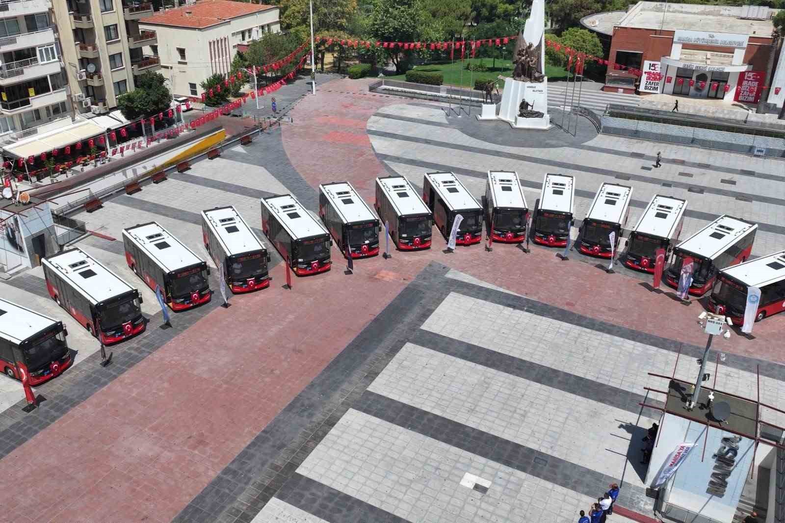 Manisa toplu ulaşımına 14 otobüs daha eklendi