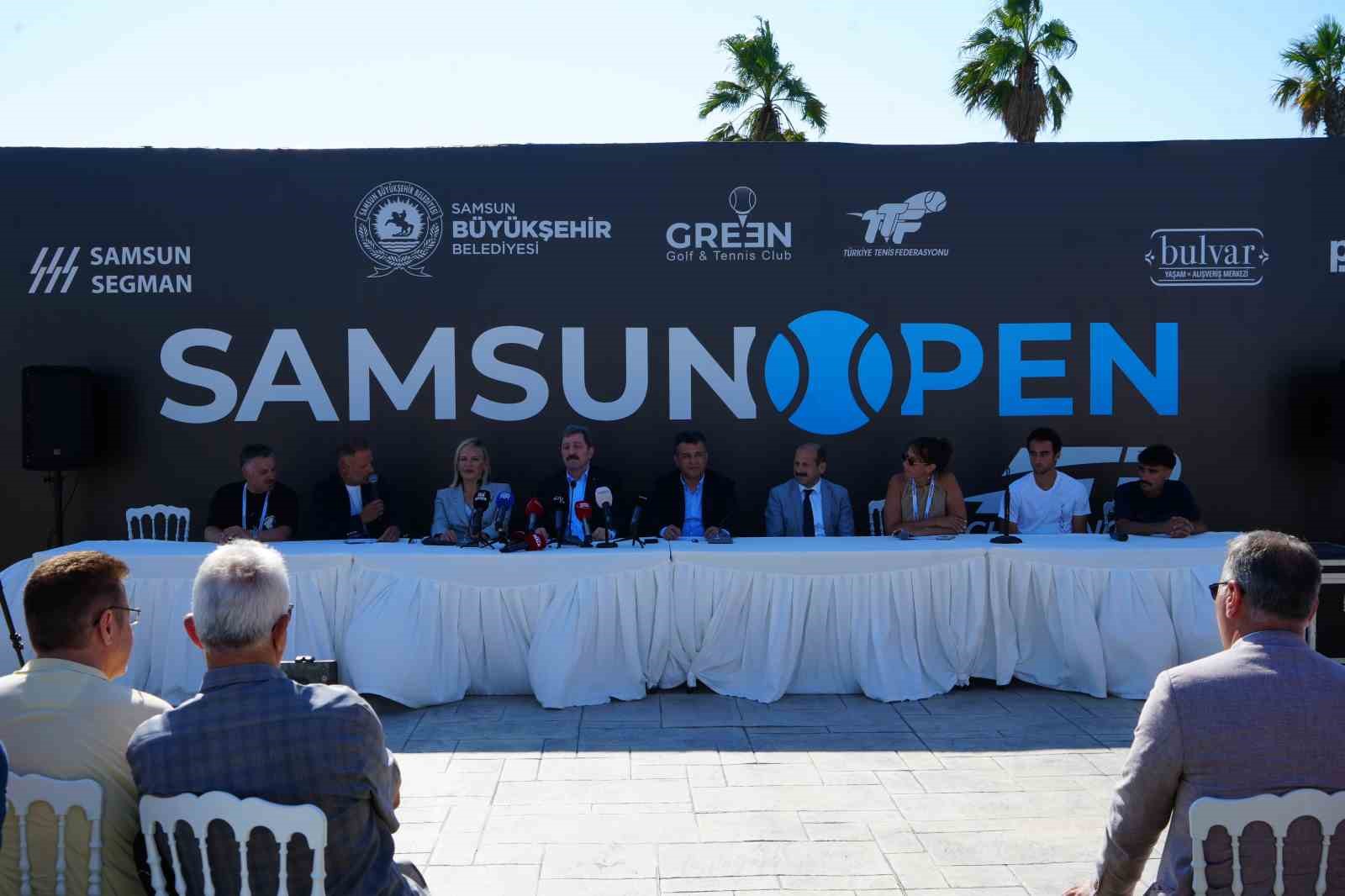 Samsun'daki ATP Challenger Tenis Turnuvası'nın geliri Mehmetçik Vakfı'na aktarılacak
