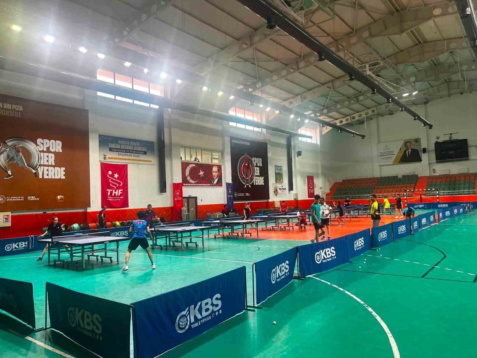 Köyceğiz'de işitme engelliler masa tenisi seçmeleri başladı