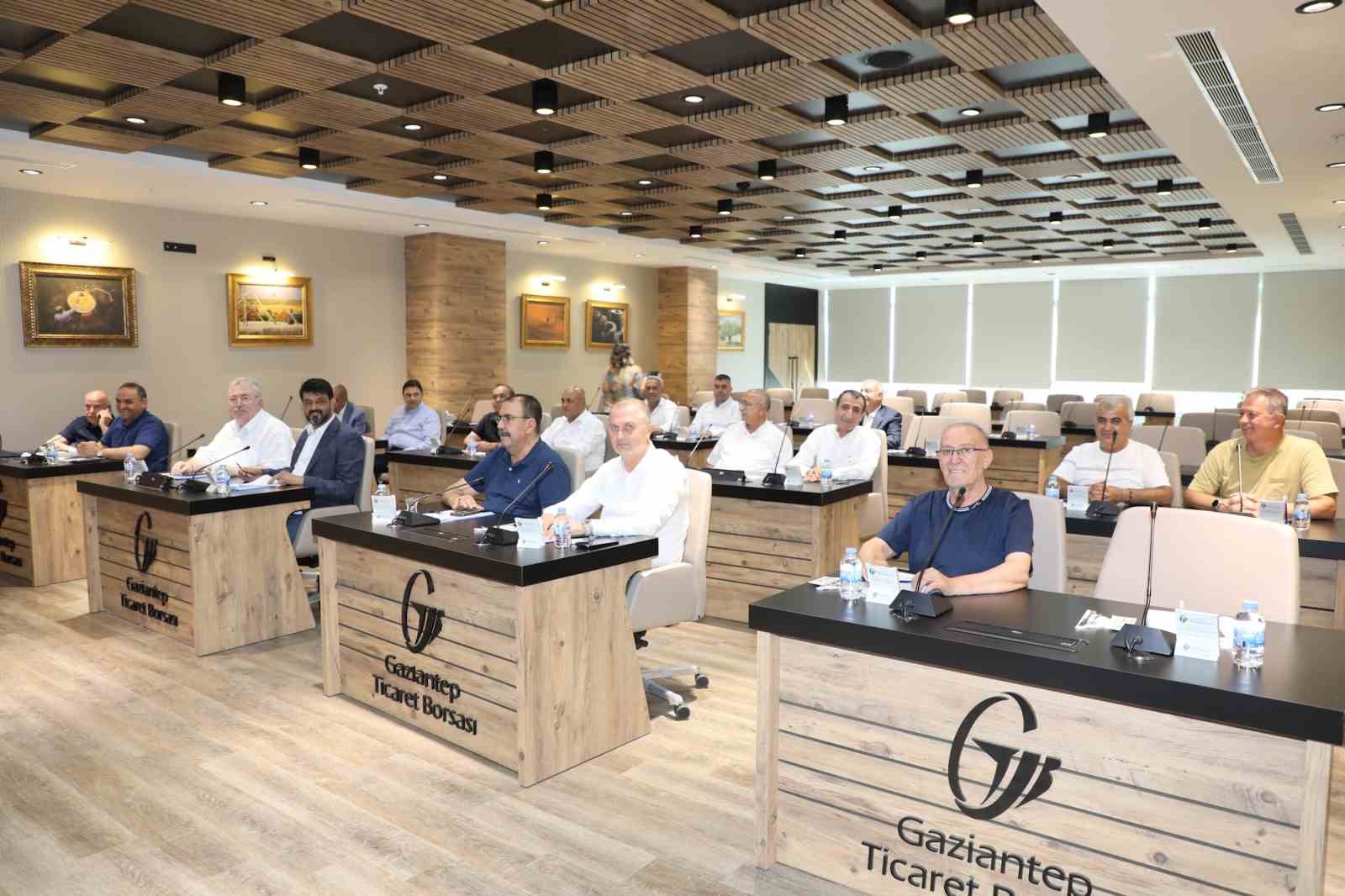Gaziantep Ticaret Borsası'nda jeopolitik riskler ve gıda güvenliği masada