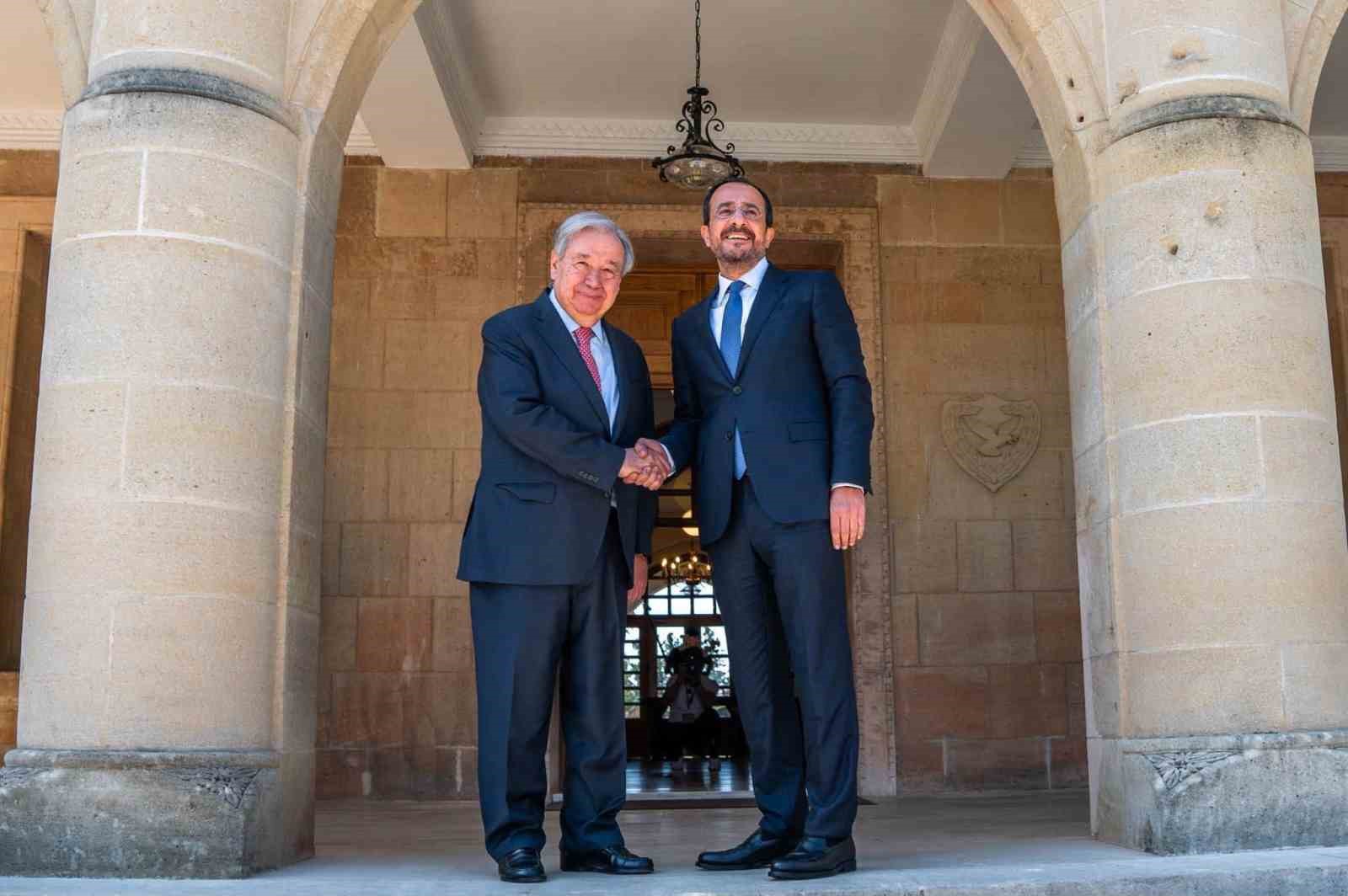 Guterres Kıbrıs'ta: BM Genel Sekreteri sorun çözümü için bölge ziyaretine başladı